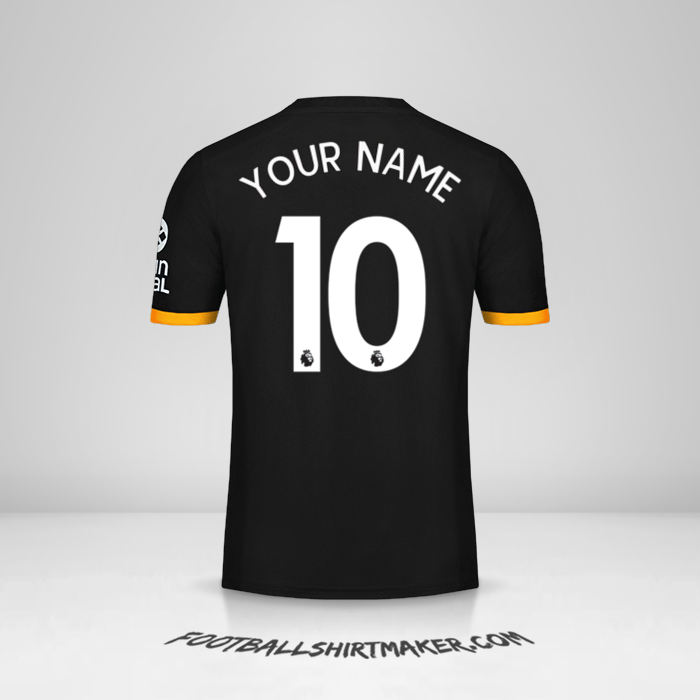 Wolverhampton Wanderers 2019/20 II jersey number 10 your name