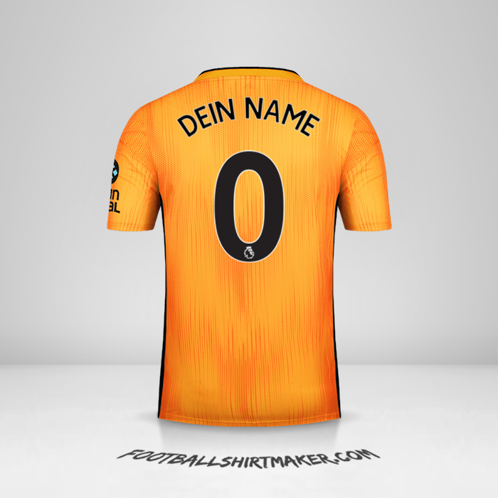 Trikot Wolverhampton Wanderers 2019/20 -  dein name - 0