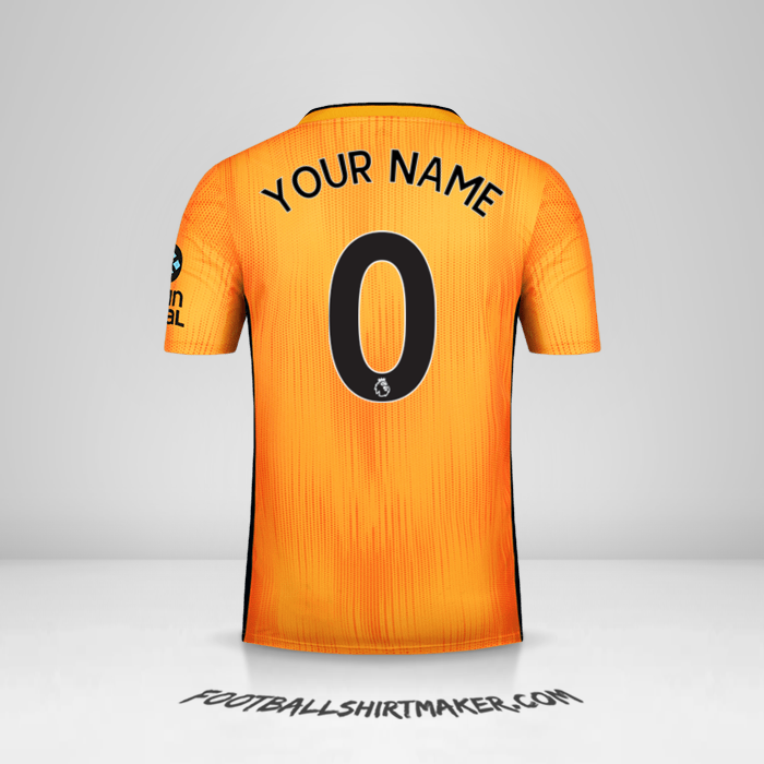 Shirt Wolverhampton Wanderers 2019/20 -  your name - 0