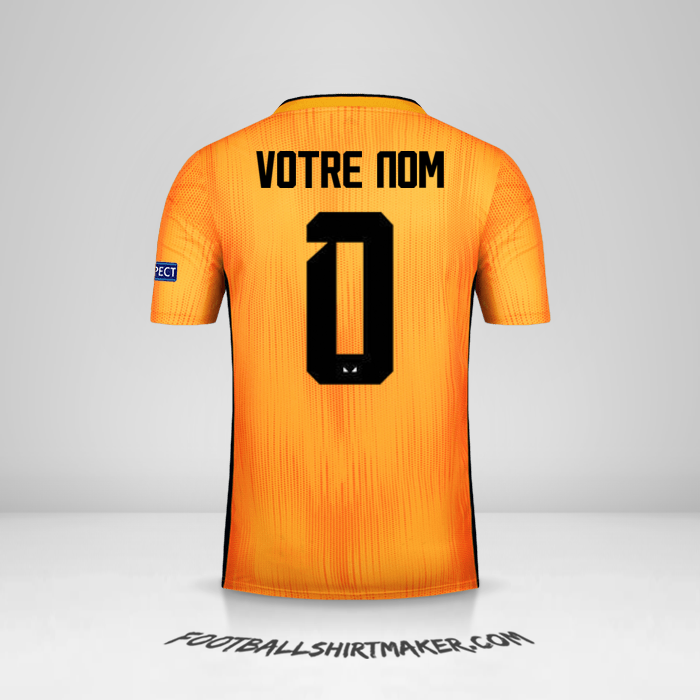 Maillot Wolverhampton Wanderers 2019/20 Cup -  votre nom - 0