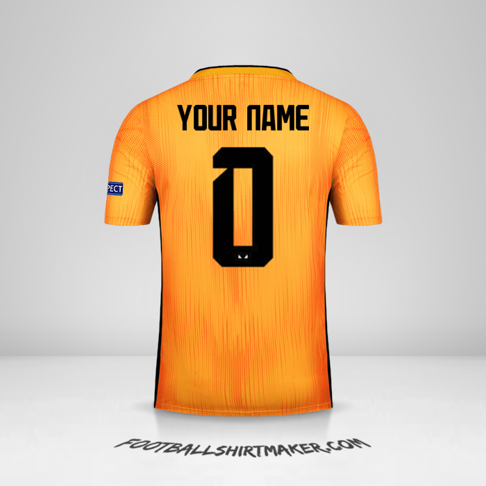 Jersey Wolverhampton Wanderers 2019/20 Cup -  your name - 0