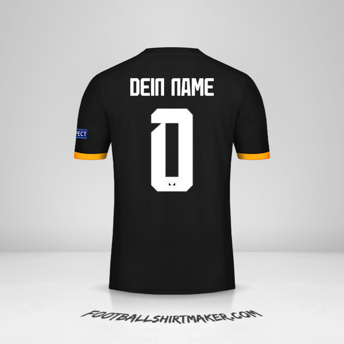 Trikot Wolverhampton Wanderers 2019/20 Cup II -  dein name - 0