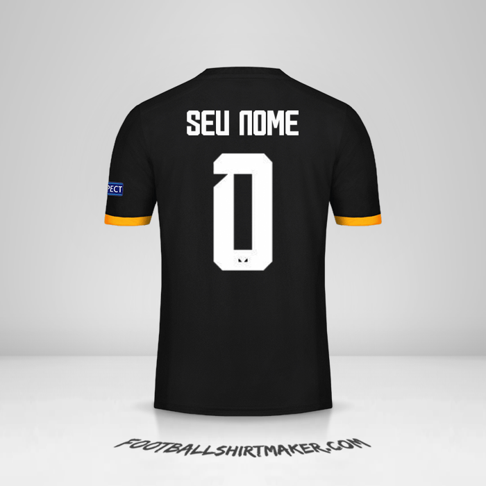 Camisa Wolverhampton Wanderers 2019/20 Cup II -  seu nome - 0