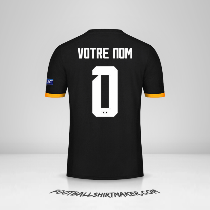 Maillot Wolverhampton Wanderers 2019/20 Cup II -  votre nom - 0