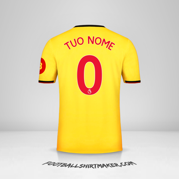 Maglia Watford FC 2019/20 -  tuo nome - 0