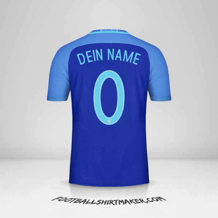 Trikot Niederlande 2016 II -  dein name - 0