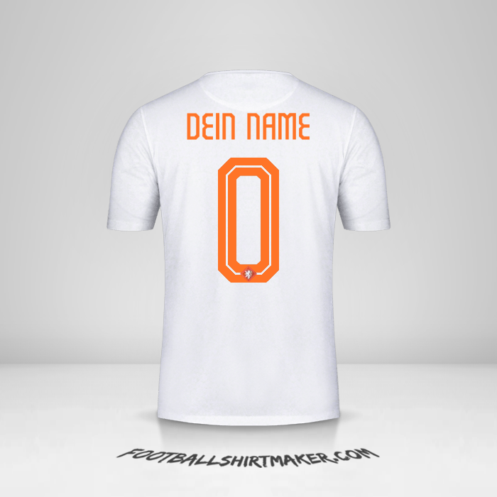 Trikot Niederlande 2015 II -  dein name - 0