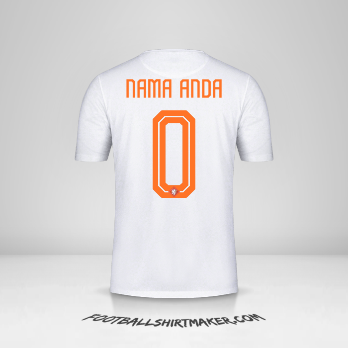 Jersey Belanda 2015 II -  nama anda - 0