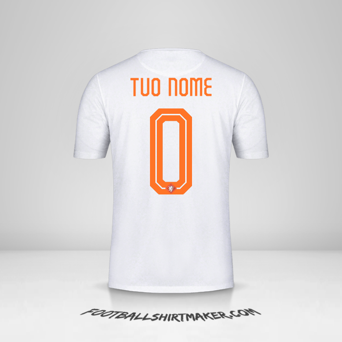 Maglia Paesi Bassi 2015 II -  tuo nome - 0