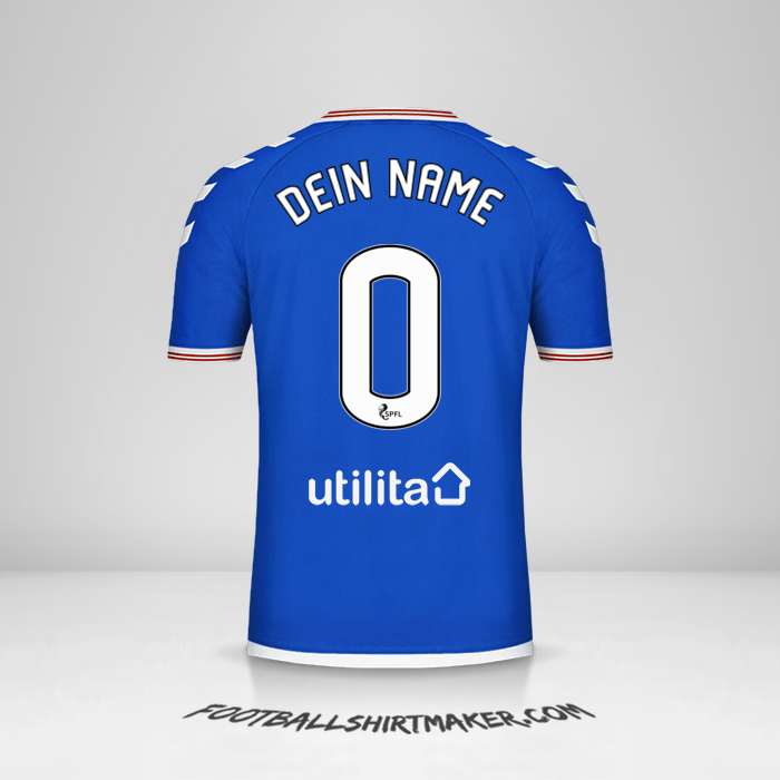 Trikot Rangers FC 2019/20 -  dein name - 0