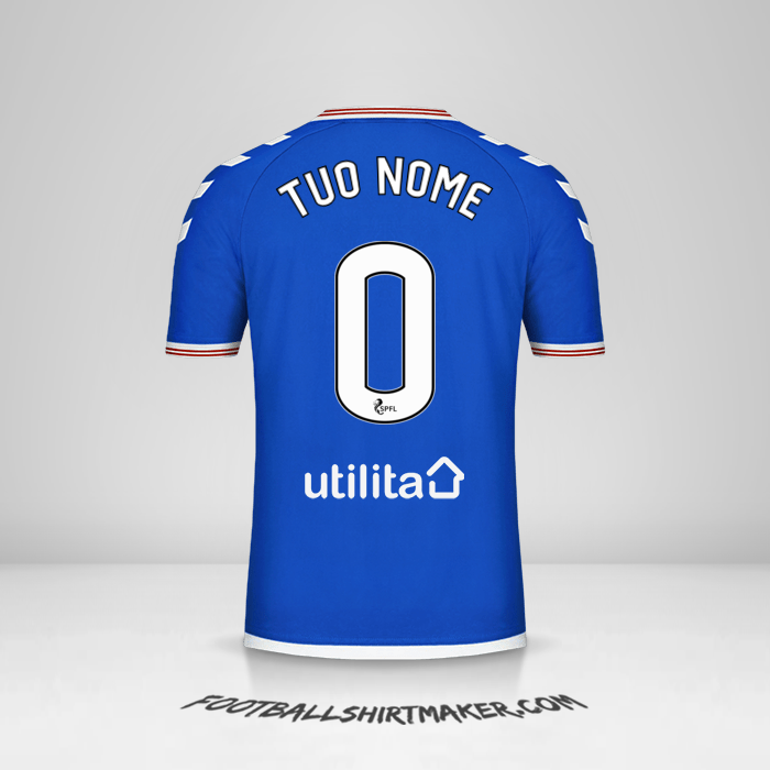 Maglia Rangers FC 2019/20 -  tuo nome - 0