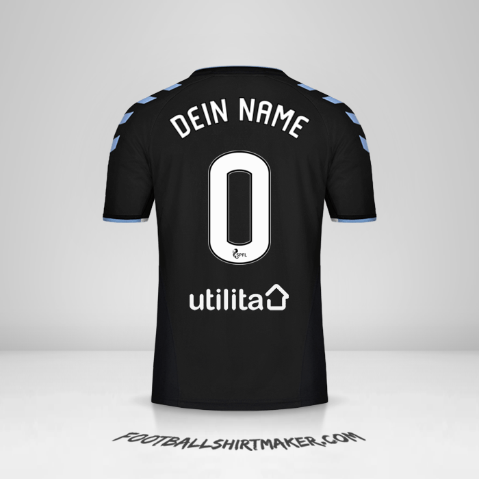 Trikot Rangers FC 2019/20 II -  dein name - 0