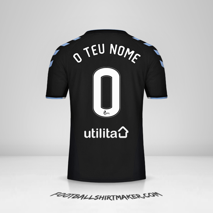 Camisola Rangers FC 2019/20 II -  o teu nome - 0