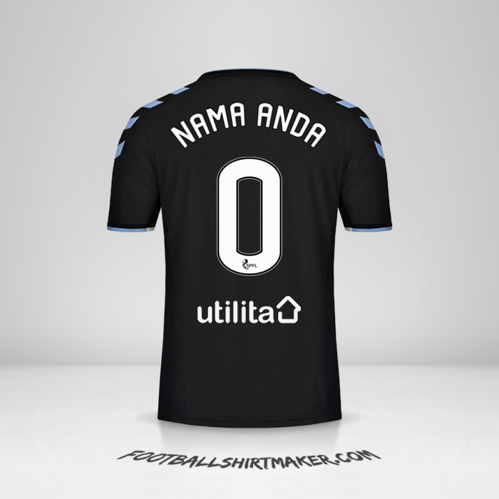 Jersey Rangers FC 2019/20 II -  nama anda - 0