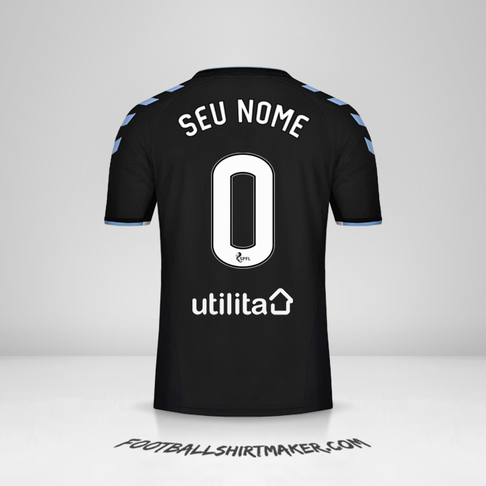 Camisa Rangers FC 2019/20 II -  seu nome - 0