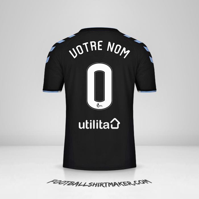 Maillot Rangers FC 2019/20 II -  votre nom - 0