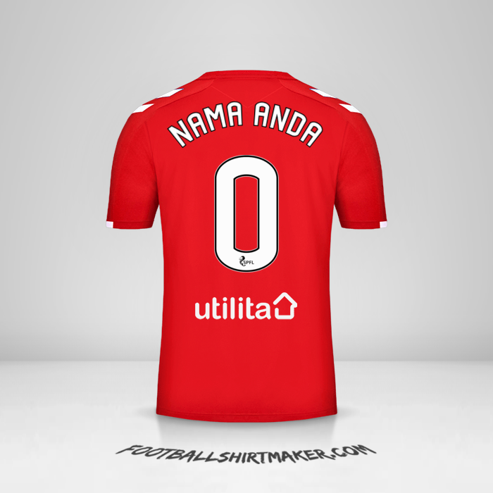 Jersey Rangers FC 2019/20 III -  nama anda - 0