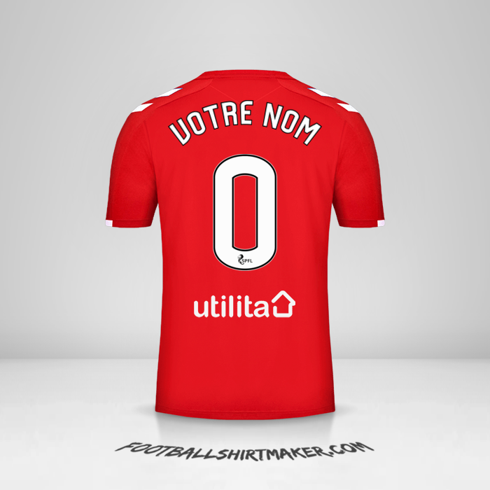 Maillot Rangers FC 2019/20 III -  votre nom - 0