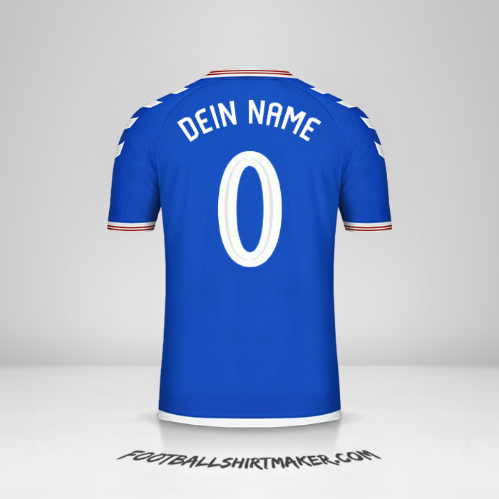 Trikot Rangers FC 2019/20 Cup -  dein name - 0