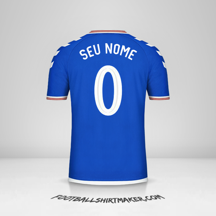 Camisa Rangers FC 2019/20 Cup -  seu nome - 0