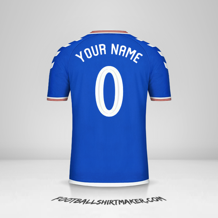 Shirt Rangers FC 2019/20 Cup -  your name - 0