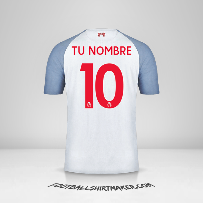 Jersey Liverpool FC 2018/19 III número 10 tu nombre