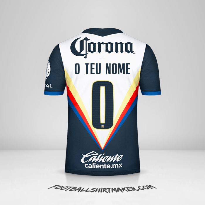 Camisola Club America 2020/21 II -  o teu nome - 0