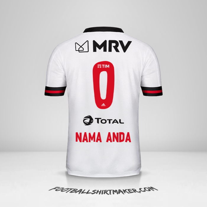 Jersey Flamengo 2020 II -  nama anda - 0