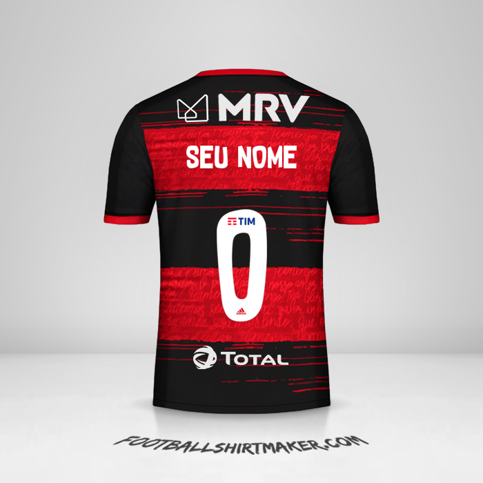 Camisa Flamengo Libertadores 2020 -  seu nome - 0