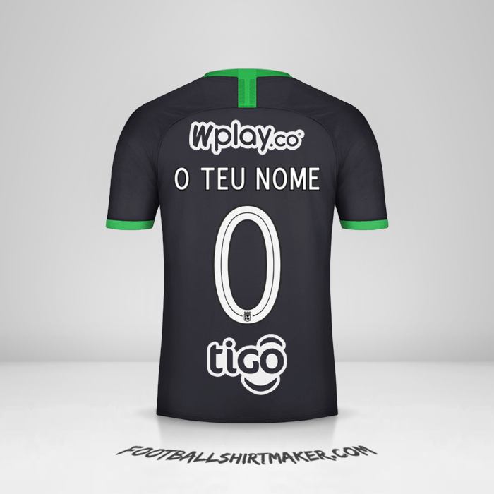 Camisola Atletico Nacional 2020 III -  o teu nome - 0