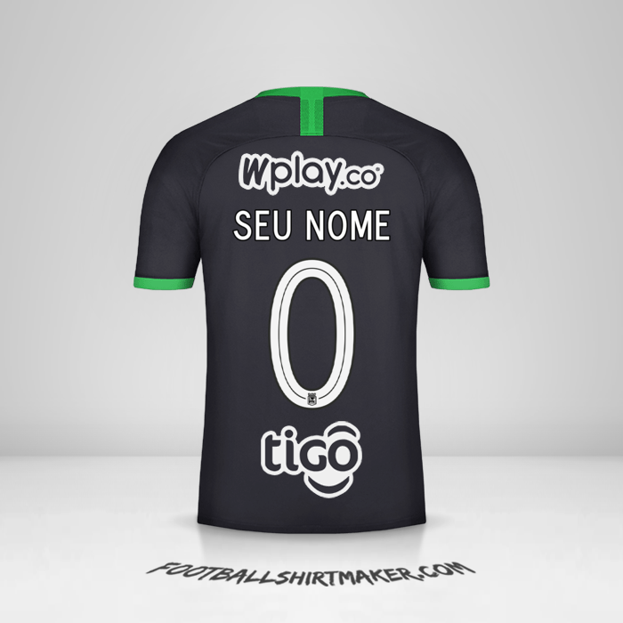 Camisa Atletico Nacional 2020 III -  seu nome - 0