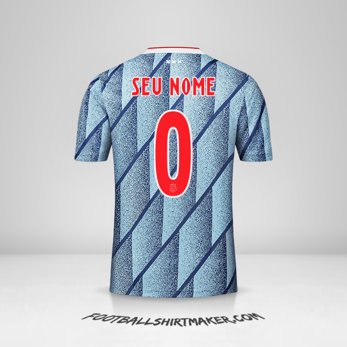 Camisa AFC Ajax 2020/21 II -  seu nome - 0