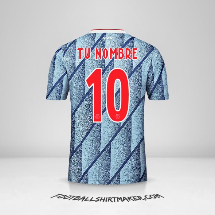 Camiseta AFC Ajax 2020/21 II número 10 tu nombre