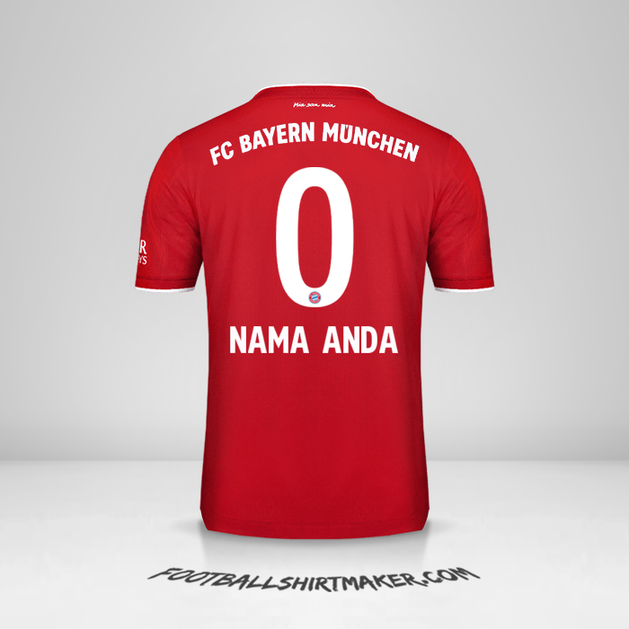 Jersey FC Bayern Munchen 2020/21 -  nama anda - 0