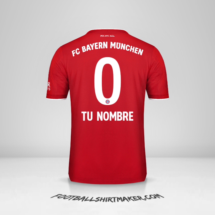 Jersey FC Bayern Munchen 2020/21 -  tu nombre - 0