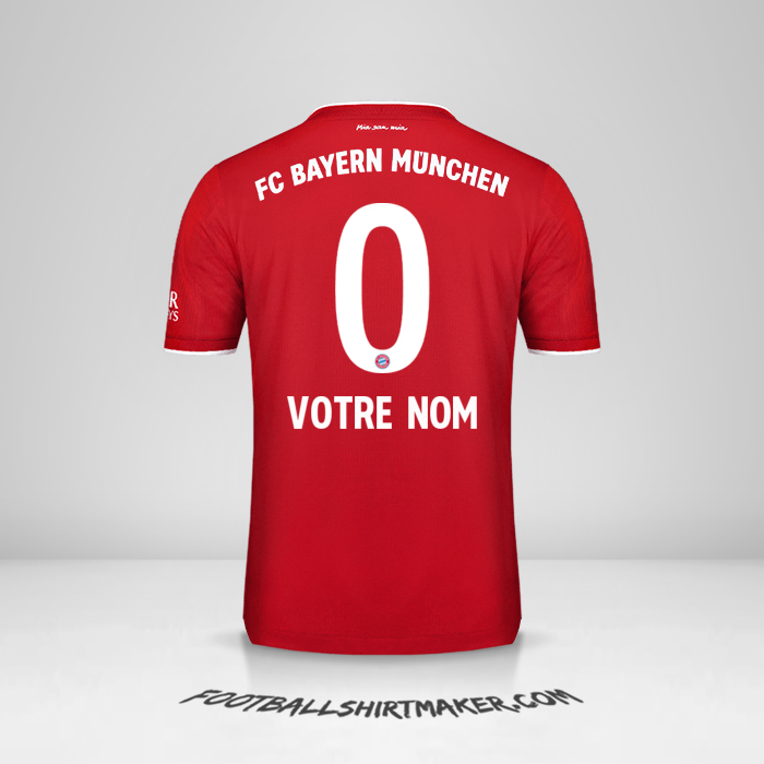 Maillot FC Bayern Munchen 2020/21 -  votre nom - 0