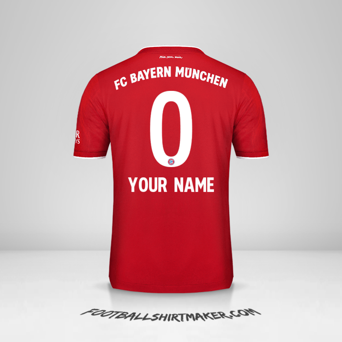 Jersey FC Bayern Munchen 2020/21 -  your name - 0