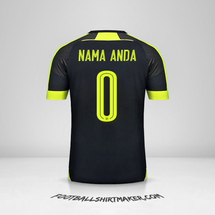 Jersey Arsenal 2016/17 Cup III -  nama anda - 0