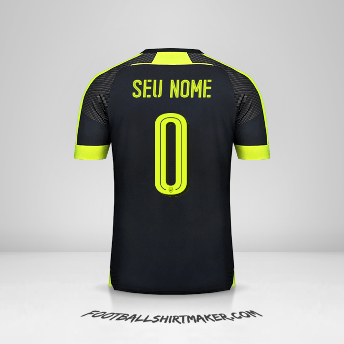 Camisa Arsenal 2016/17 Cup III -  seu nome - 0