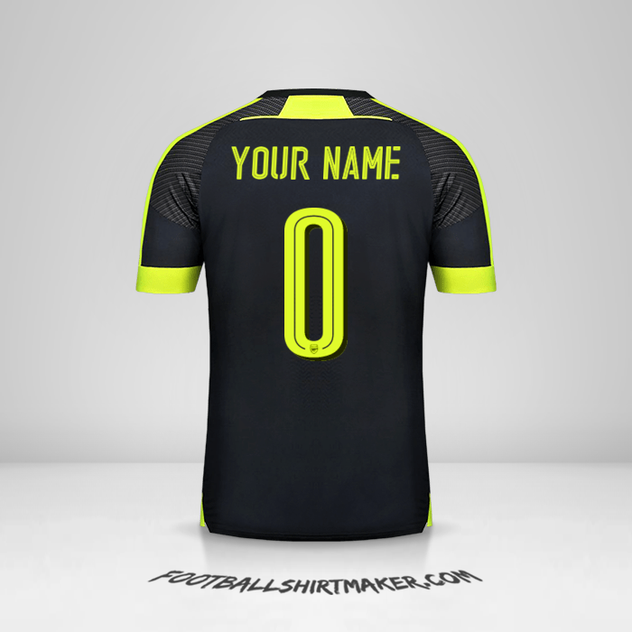 Shirt Arsenal 2016/17 Cup III -  your name - 0