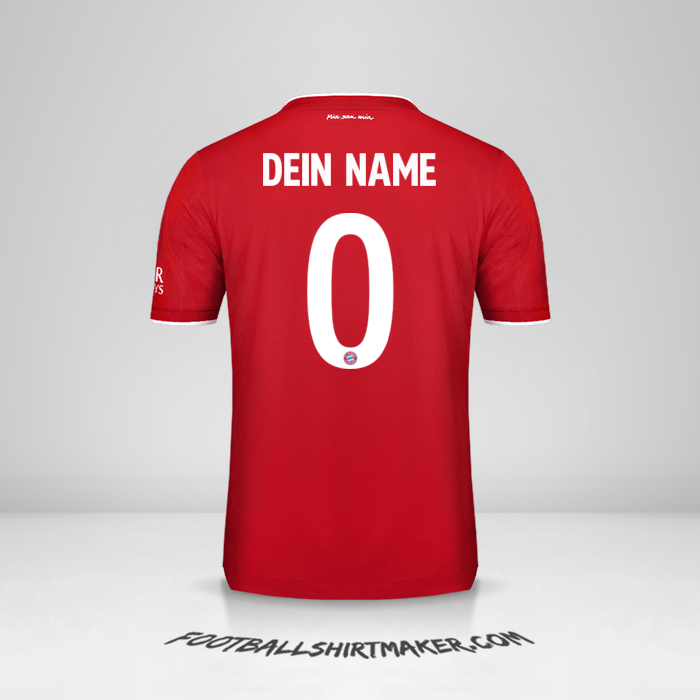 Trikot FC Bayern Munchen 2020/21 Cup -  dein name - 0