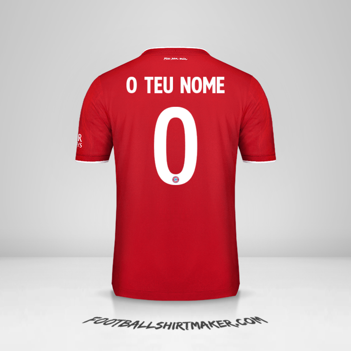 Camisola FC Bayern Munchen 2020/21 Cup -  o teu nome - 0