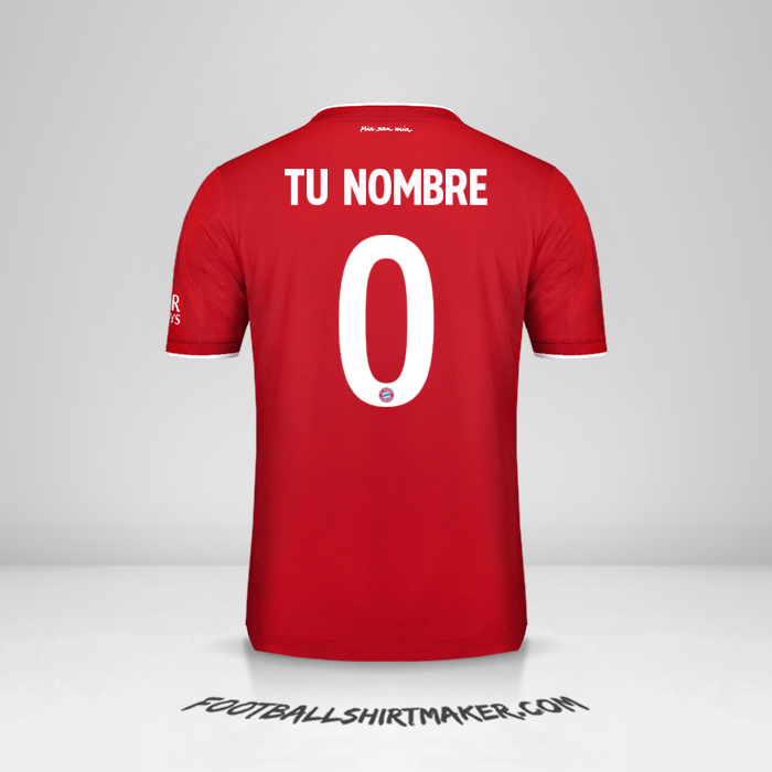 Jersey FC Bayern Munchen 2020/21 Cup -  tu nombre - 0