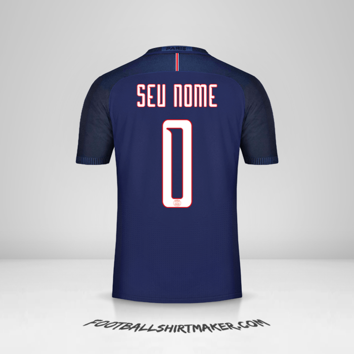 Camisa Paris Saint Germain 2016/17 Cup -  seu nome - 0