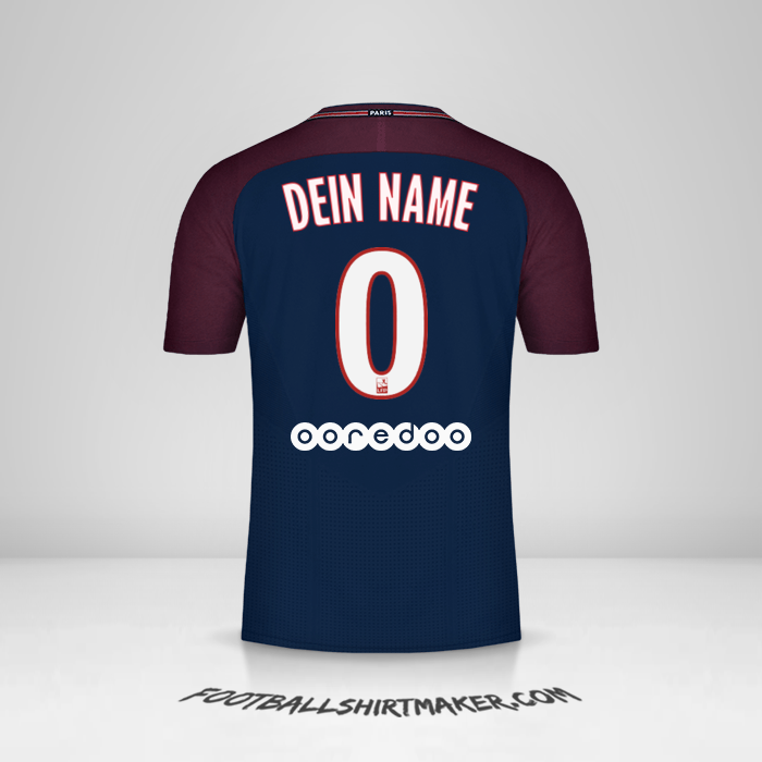 Trikot Paris Saint Germain 2017/18 -  dein name - 0