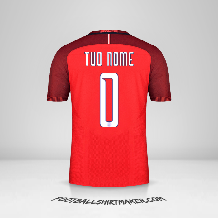 Maglia Paris Saint Germain 2016/17 Cup II -  tuo nome - 0