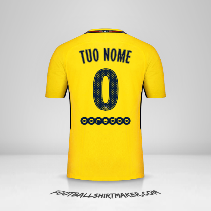 Maglia Paris Saint Germain 2017/18 II -  tuo nome - 0