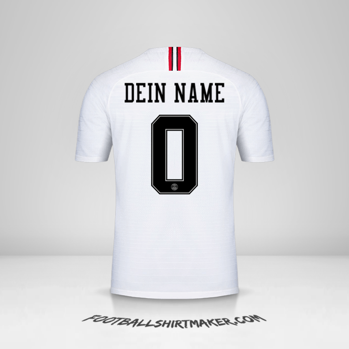 Trikot Paris Saint Germain 2018/19 Jordan II -  dein name - 0