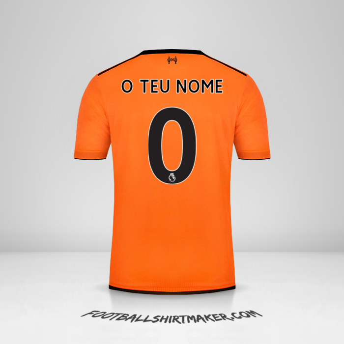 Camisola Liverpool FC 2017/18 III -  o teu nome - 0