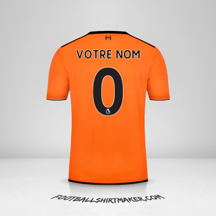 Maillot Liverpool FC 2017/18 III -  votre nom - 0